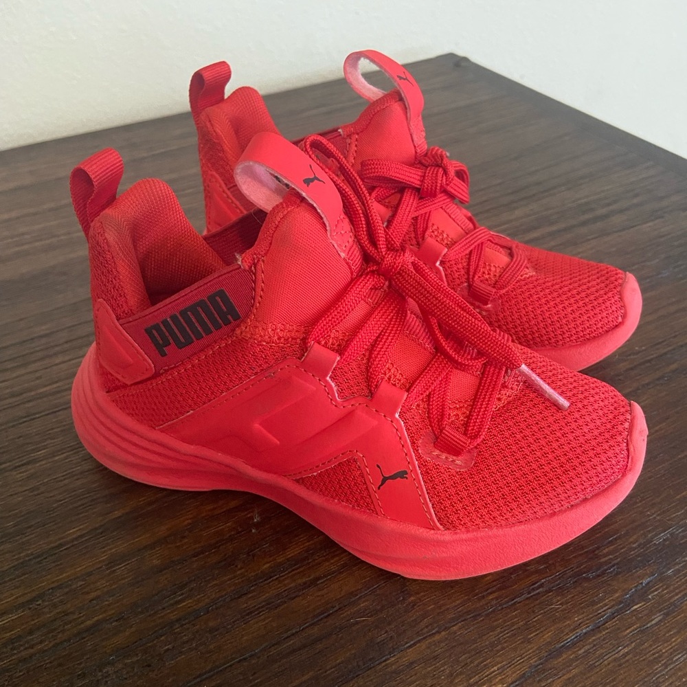 COPY - BOYS' (Toddler) PUMA RED SNEAKERS SIZE 11C